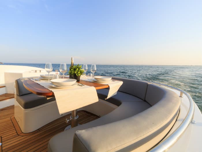 Charter a yacht with crew
