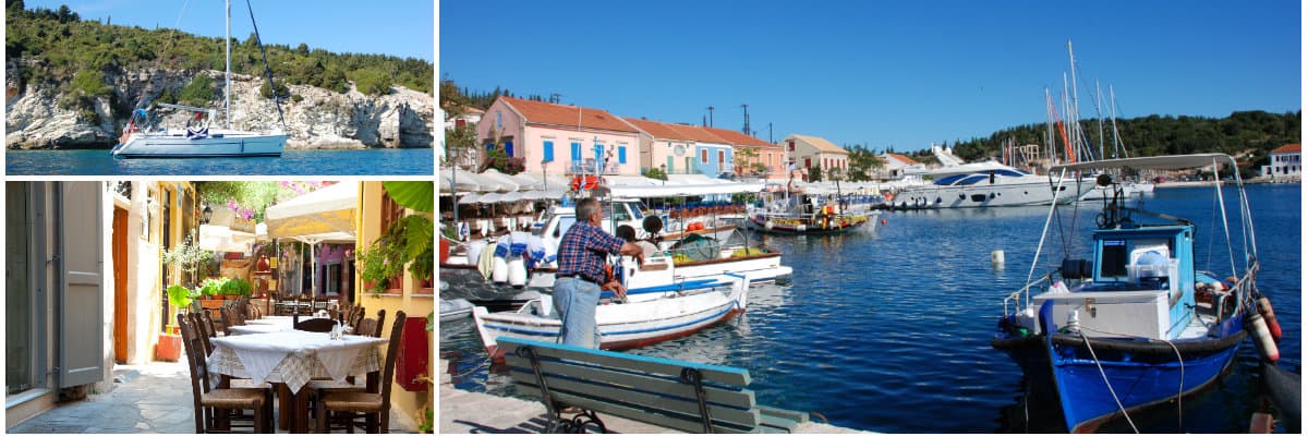 Ionian 1 week sailing holiday itinerary