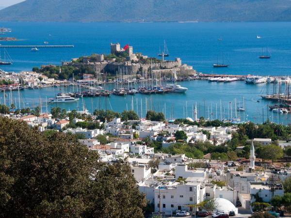 Bodrum Kalesi and harbour view