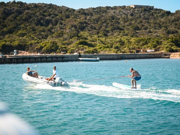 Watersports on wellness yoga sailing holiday in Sardinia Italy