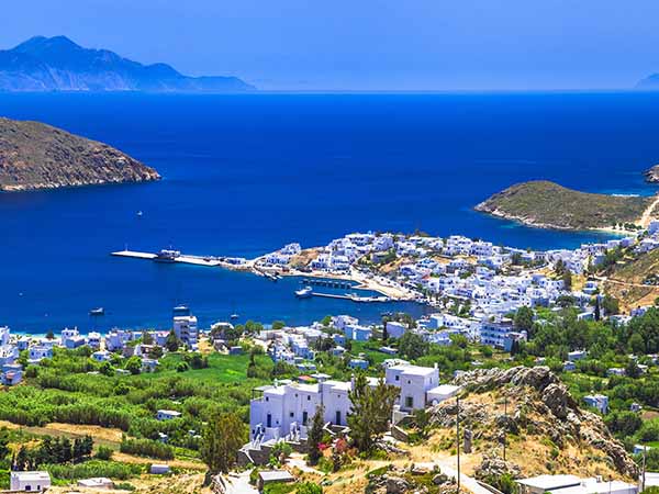 panoramic view of beautiful Serifos island, Greece (Cyclades)