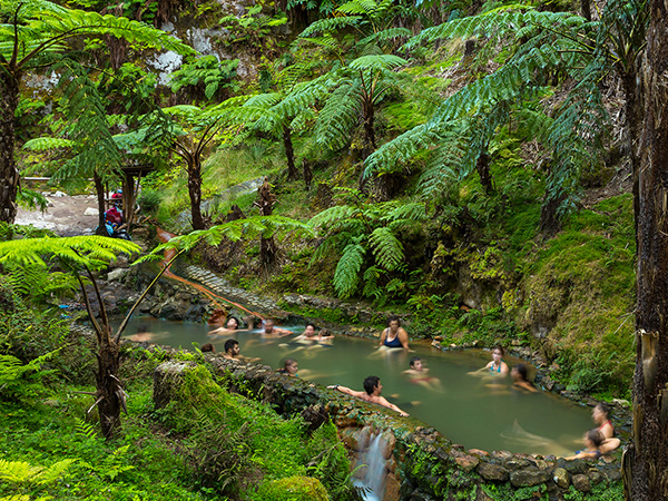 Caldeira Velha, Natural Spa, Sao Miguel, Azores, Portugal
