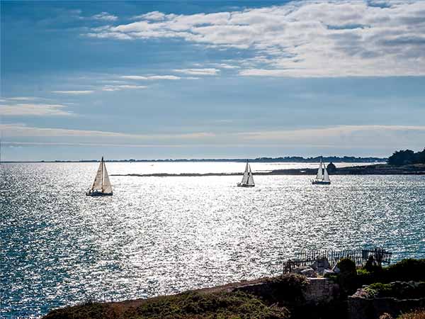 Sailing boats regatta in Brittany, Carnac