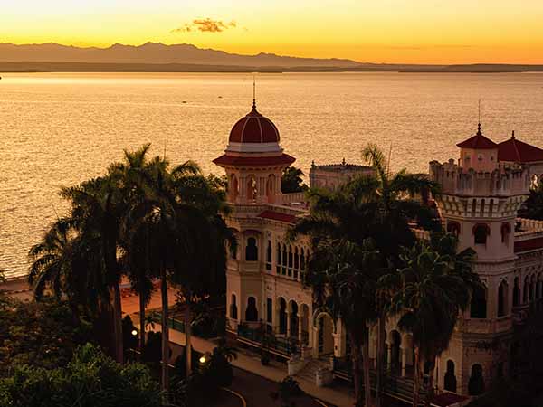 Valle Palace at Sunrise, Cienfuegos, Cuba