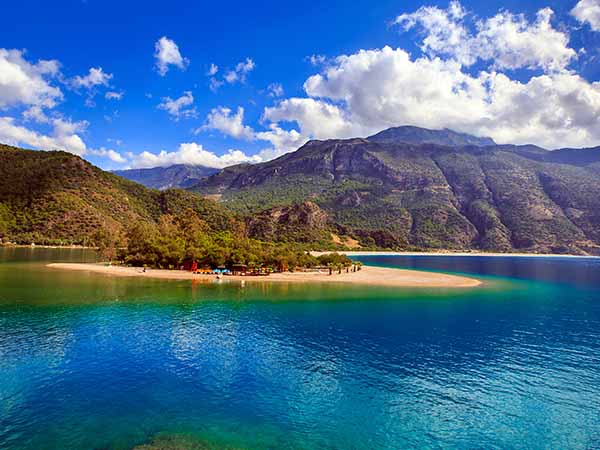 Oludeniz is one of the most famous beach in Turkey