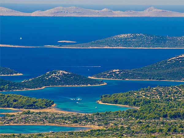 Kornati national park paradise islands, archipelago in Dalmatia, Croatia