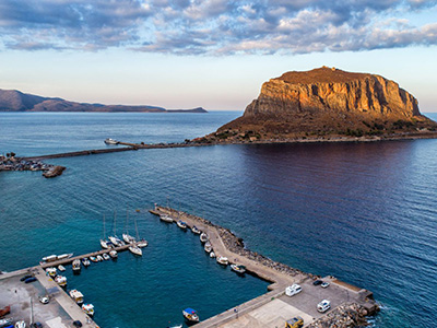 Monemvasia, Peloponese peninsula, Greece Yacht charter Sailing holiday Peloponnese flotilla 