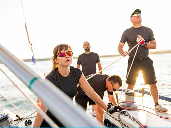 Flotilla sailing holidays for novice sailors