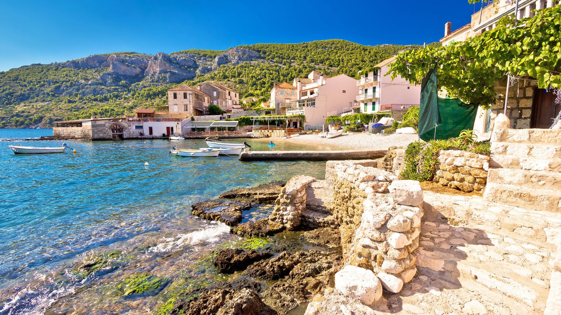 Seaside village in Greece