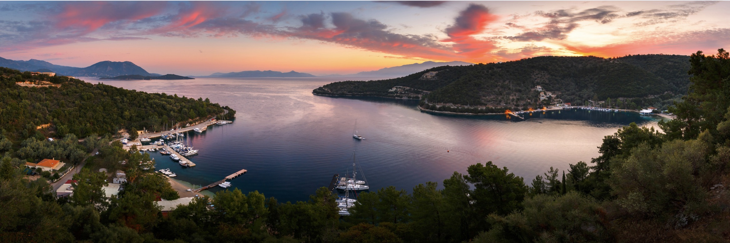 Sunset on Meganisi