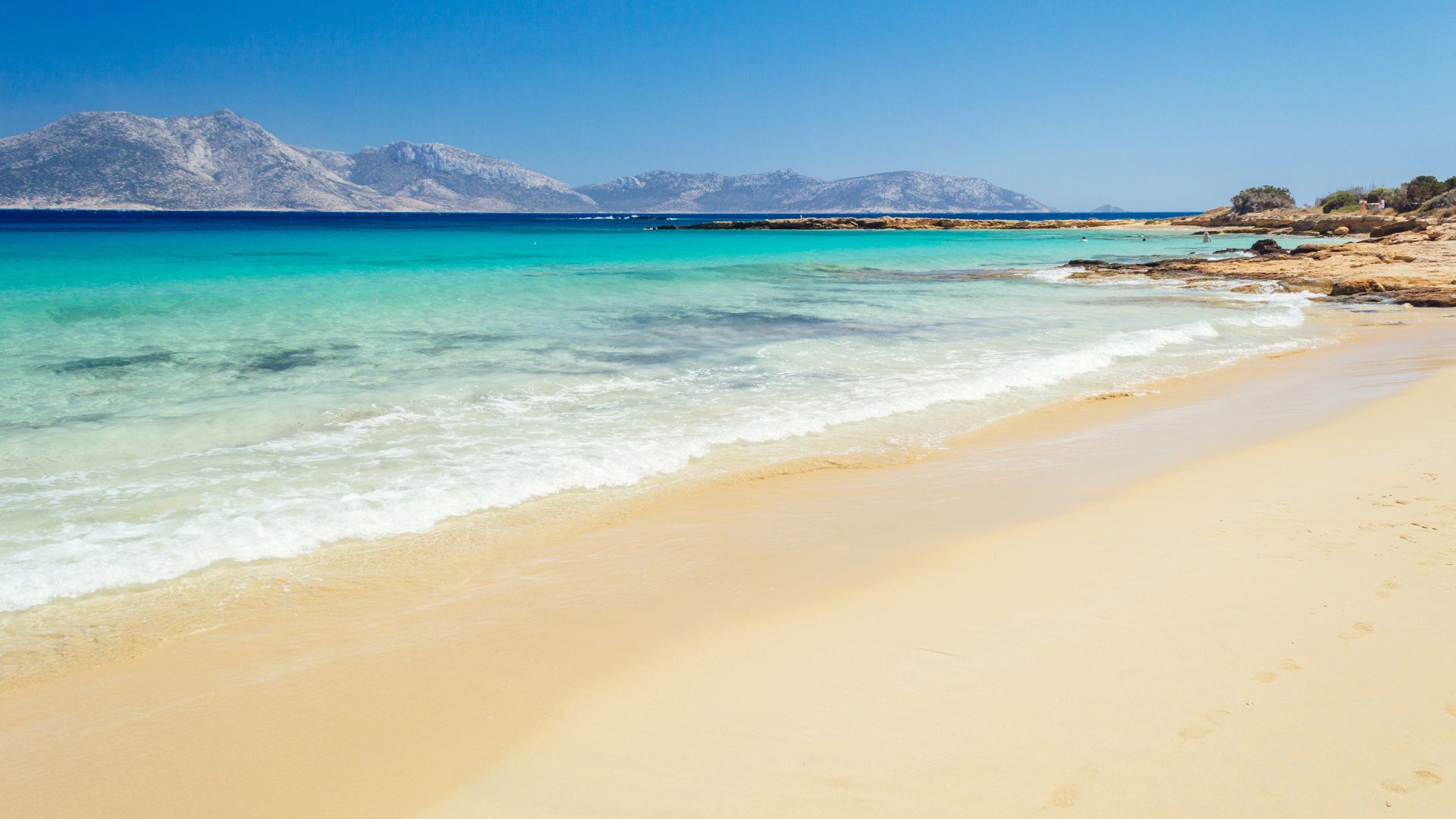 Beach on Koufonisia Cyclades Greece
